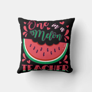 One in a Melon Teacher B-Day Party Cushion