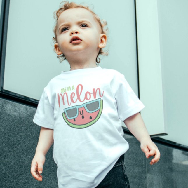 One In A Melon Toddler T-shirt  (Empower a special child with this cute, "One in a melon" watermelon shirt! )