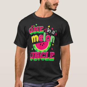 One In A Melon Uncle Bday Matching Group Summer T-Shirt