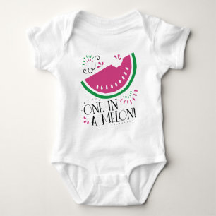 One in a Melon Watermelon Baby Baby Bodysuit