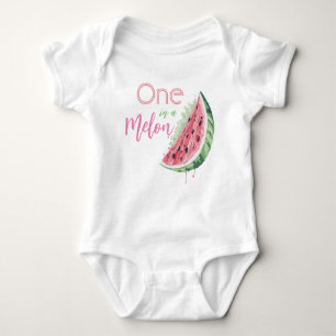 One in a melon, Watermelon Baby Bodysuit