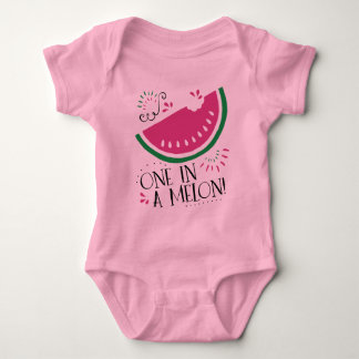 One in a Melon - Watermelon Bodysuit