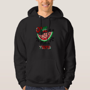 One In A Melon Yiayia Watermelon Matching Family S Hoodie