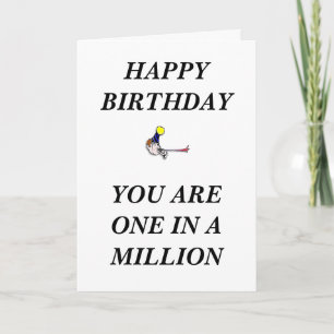One in a Million Card