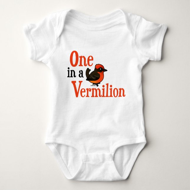 One In A Vermilion Birdorable Baby Bodysuit (Front)
