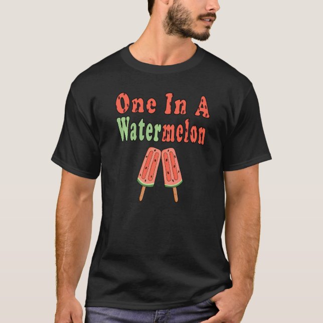 One In A Watermelon Ice Cream Melon  Costume T-Shirt (Front)