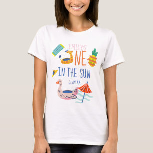 One in in the sun first birthday party pool doodle T-Shirt