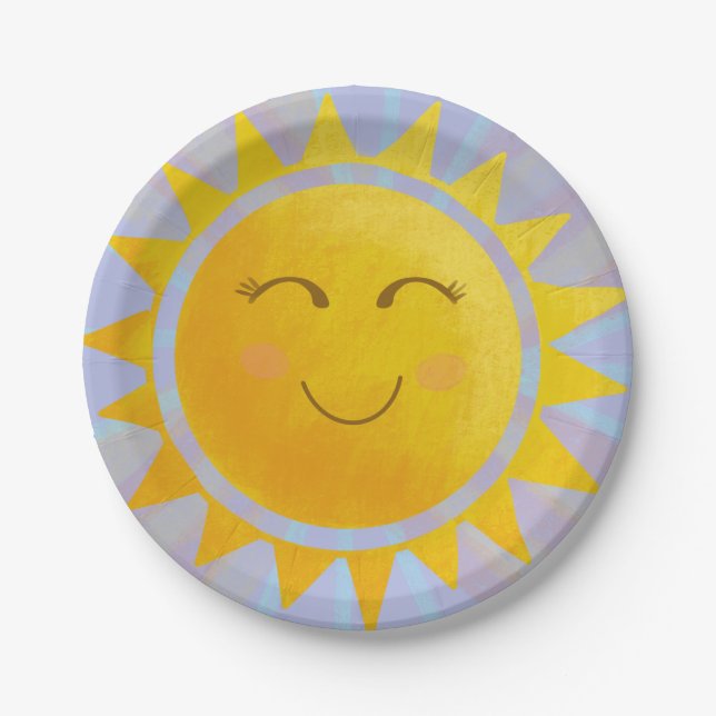 One in the sun paper plates (Front)