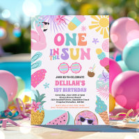 One In The Sun Tropical Beach 1st Birthday Party