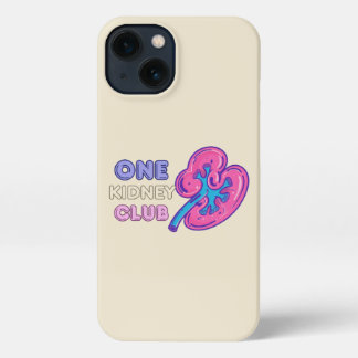 ONE KIDNEY CLUB, KIDNEY Transplant iPhone 13 Case