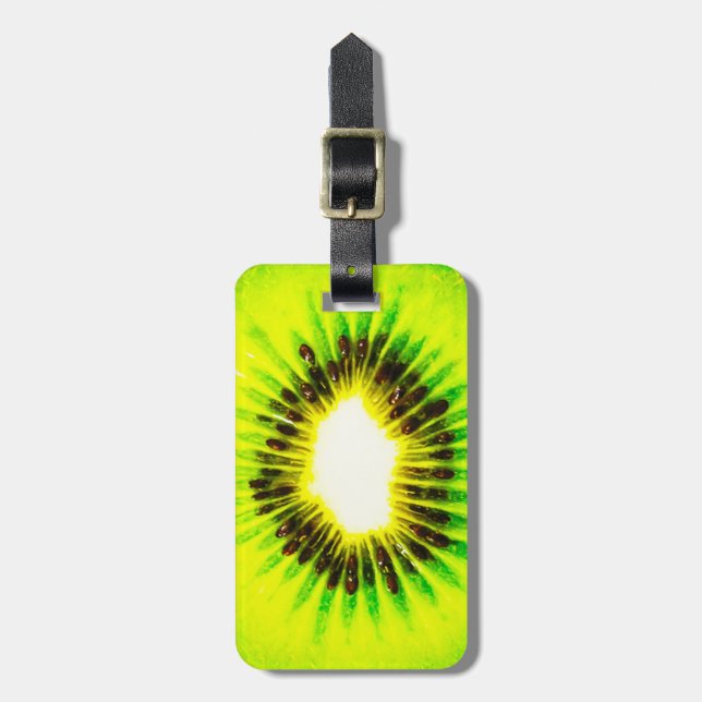 one kiwi customisable luggage tag (Front Vertical)
