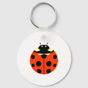 One ladybug key ring