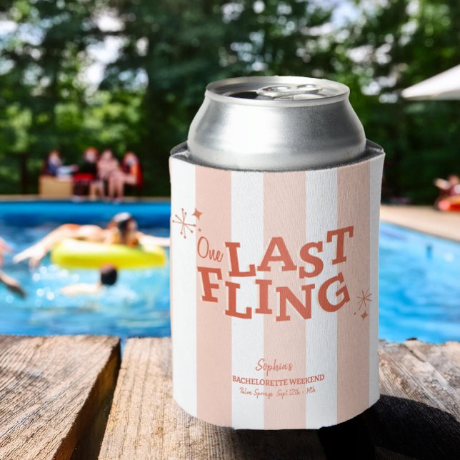 One Last Fling Bachelorette Can Cooler (Creator Uploaded)