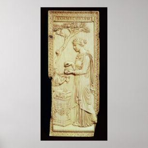 One leaf of the Symmachi Diptych Poster