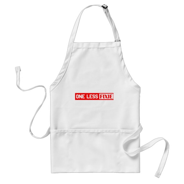 One Less Fixie Standard Apron (Front)