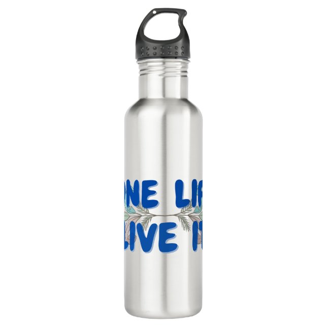 One Life Live It - 710 Ml Water Bottle (Front)