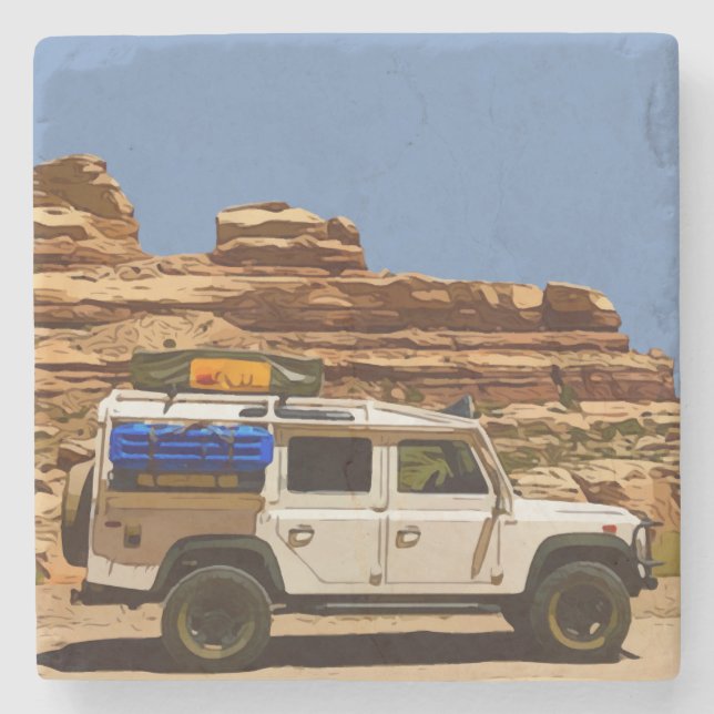 ONE LIFE.  LIVE IT. STONE COASTER (Front)