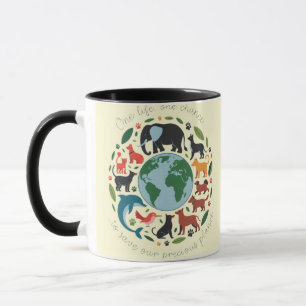 One life... One chance, to save our planet! Mug