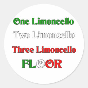 One Limoncello Classic Round Sticker