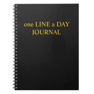 "One Line A Day Journal: Memory Daily Journal for