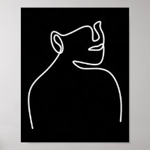 One line continuous digital art