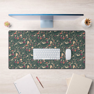 One Line Pattern Line Art Desk Mat