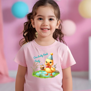 One Little Duck Cute Birthday Gift Baby T-Shirt