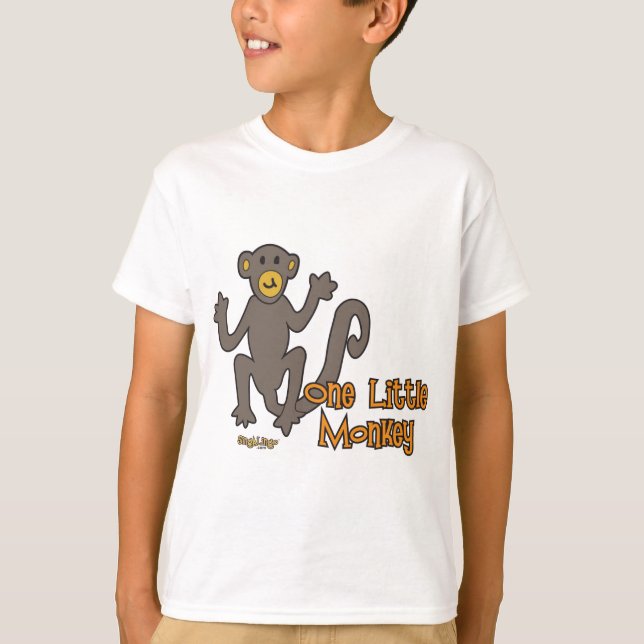 One Little Monkey T-Shirt (Front)