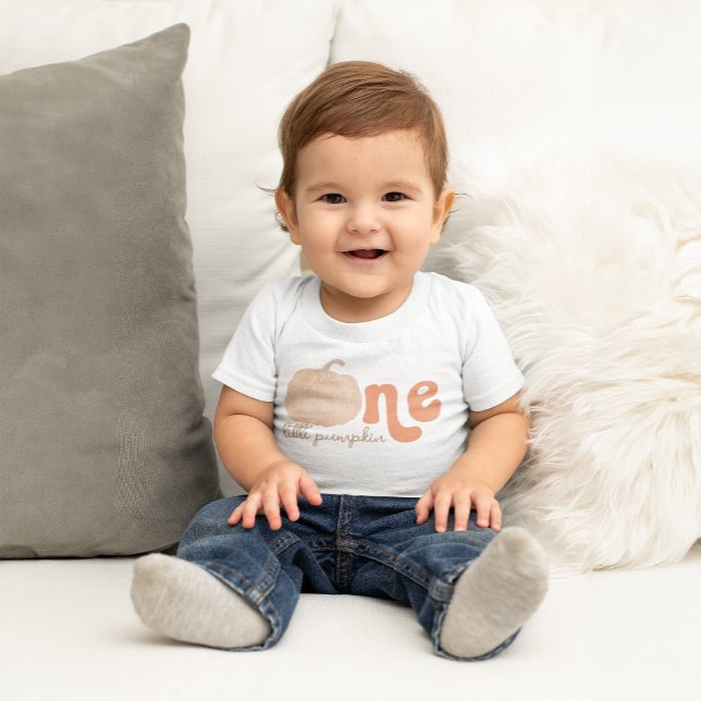 One Little Pumpkin First Birthday Shirt (Cute Fall Tee)