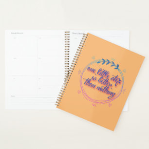 one little step better than nothing planner