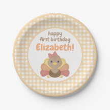 One Little Turkey Girl's First Birthday Party