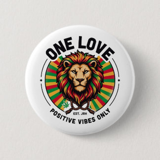 one love 6 cm round badge
