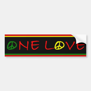 One Love Bumper Sticker