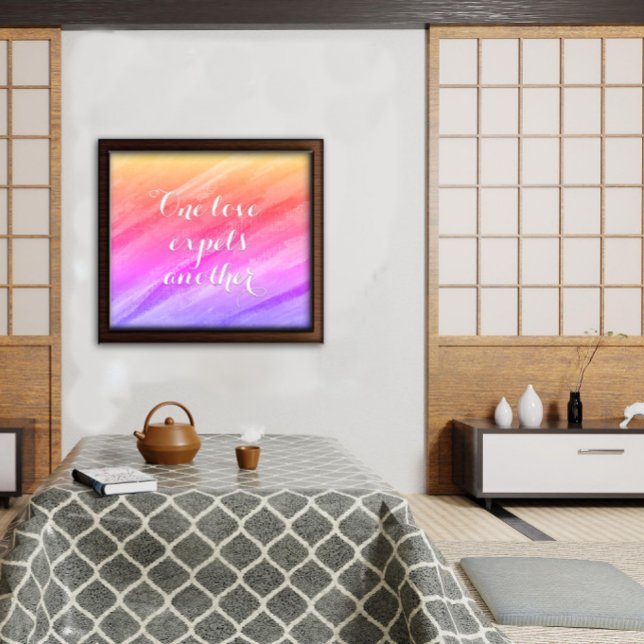 One love expels another encouragement poster (Creator Uploaded)