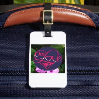 One Love & I LOVE U Luggage Tag
