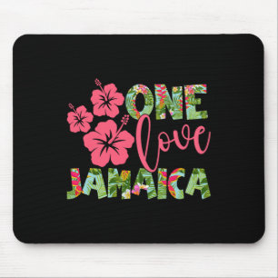 One Love Jamaica 2025 Caribbean Vacation Theme Fam Mouse Pad