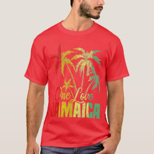 One Love Jamaica Caribbean Vacation Reggae  T-Shirt