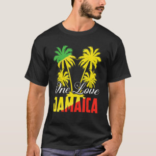 One Love Jamaica  Rasta Reggae Music Caribbean Pri T-Shirt