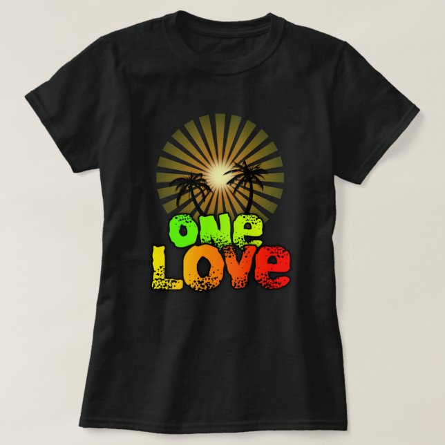 One love Jamaica T-Shirt (Design Front)
