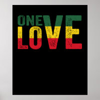 One Love Jamaican Rasta Reggae