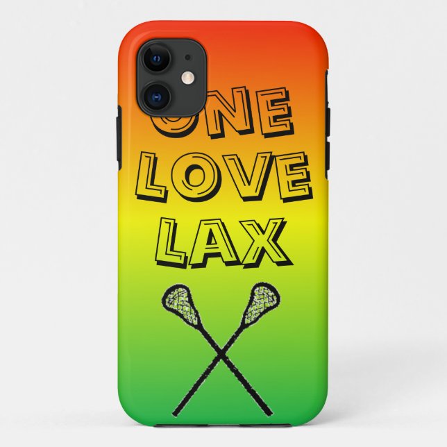 One Love Lax Case-Mate iPhone Case (Back)