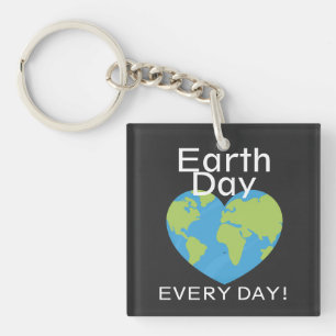 One Love One Earth, Earth Day, Save Our Planet Key Ring
