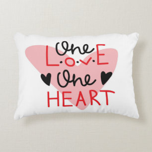 One Love One Heart Decorative Cushion