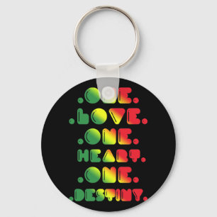 ONE LOVE, ONE HEART, ONE DESTINY KEY RING
