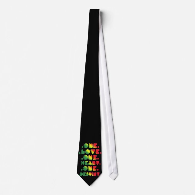 ONE LOVE, ONE HEART, ONE DESTINY TIE (Front)