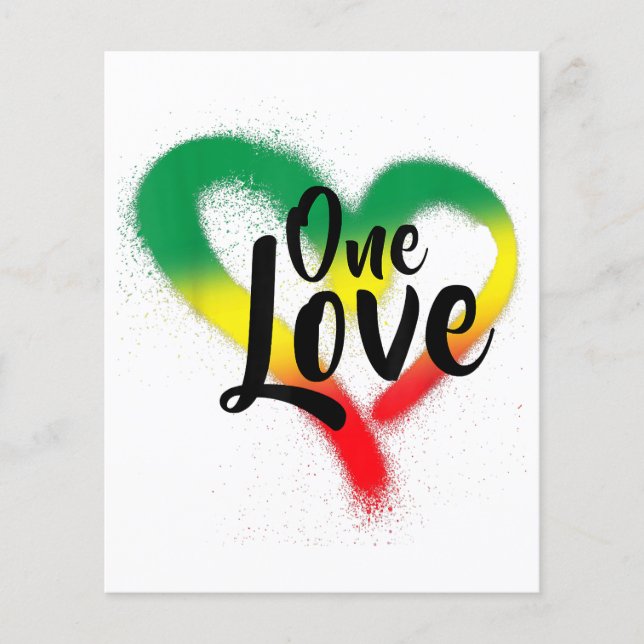 One Love One Heart Reggae Vibes (Front)