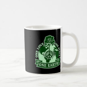 One Love One Peace One Earth World Earth Day Coffee Mug