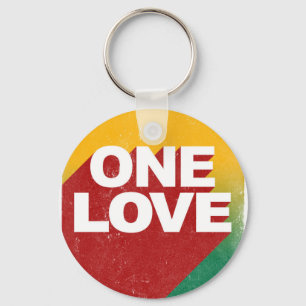 One Love Poster Key Ring