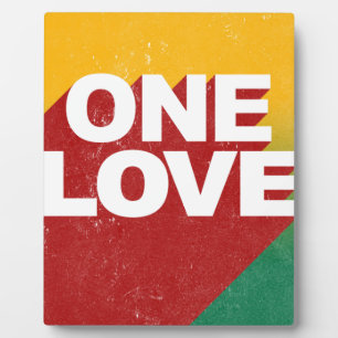 One Love Poster Plaque