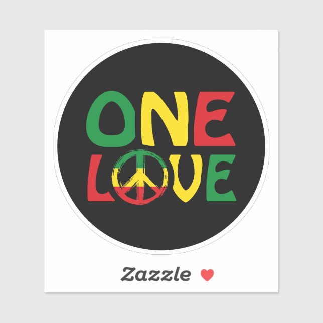 One Love, Reggae design (Sheet)